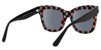Faustyna - Square Multicolor Sunglasses | Vooglam Side View