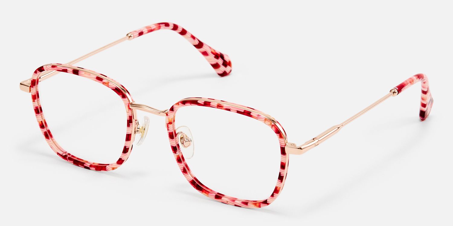 Sundance - Square Pattern Eyeglasses | Vooglam Front View