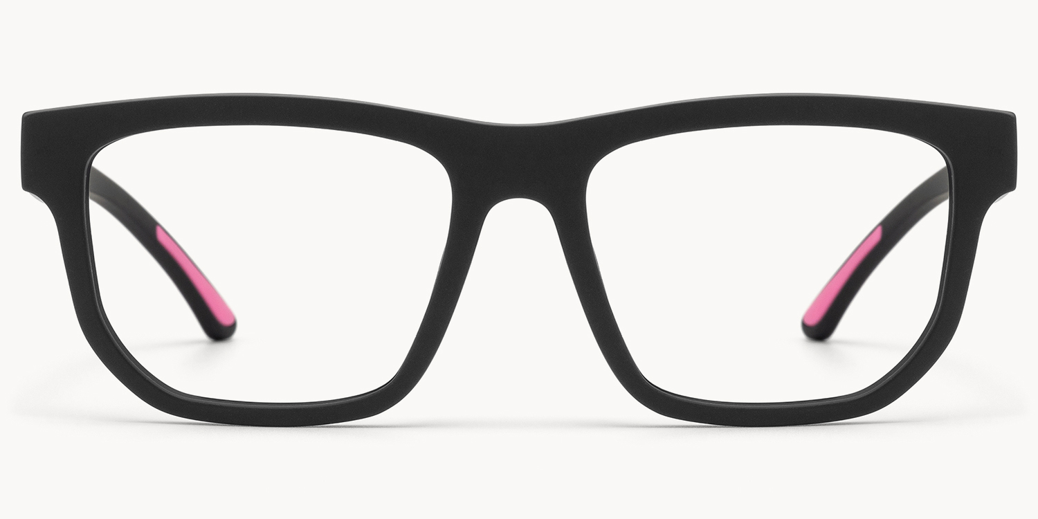 Nocturnal - Geometric Black Eyeglasses