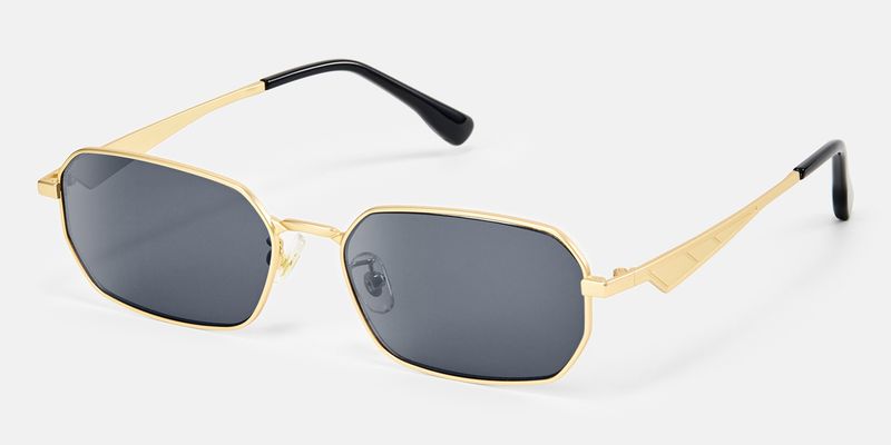 Aether - Geometric Gold Sunglasses | Vooglam