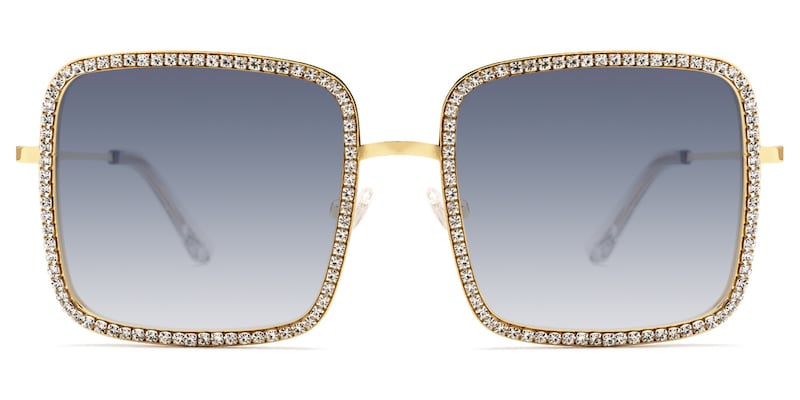 Kafele - Square Gold Sunglasses