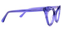 Ilyssa - Cat Eye Purple Eyeglasses | Vooglam 