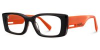 Horizon - Rectangle Black Eyeglasses