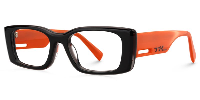 Horizon - Rectangle Black Eyeglasses