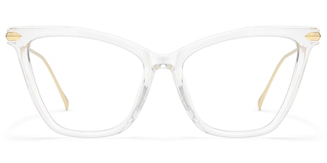 Elani - Square Crystal Eyeglasses
