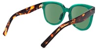 Vernetta - Square Dark/Green Sunglasses - 4