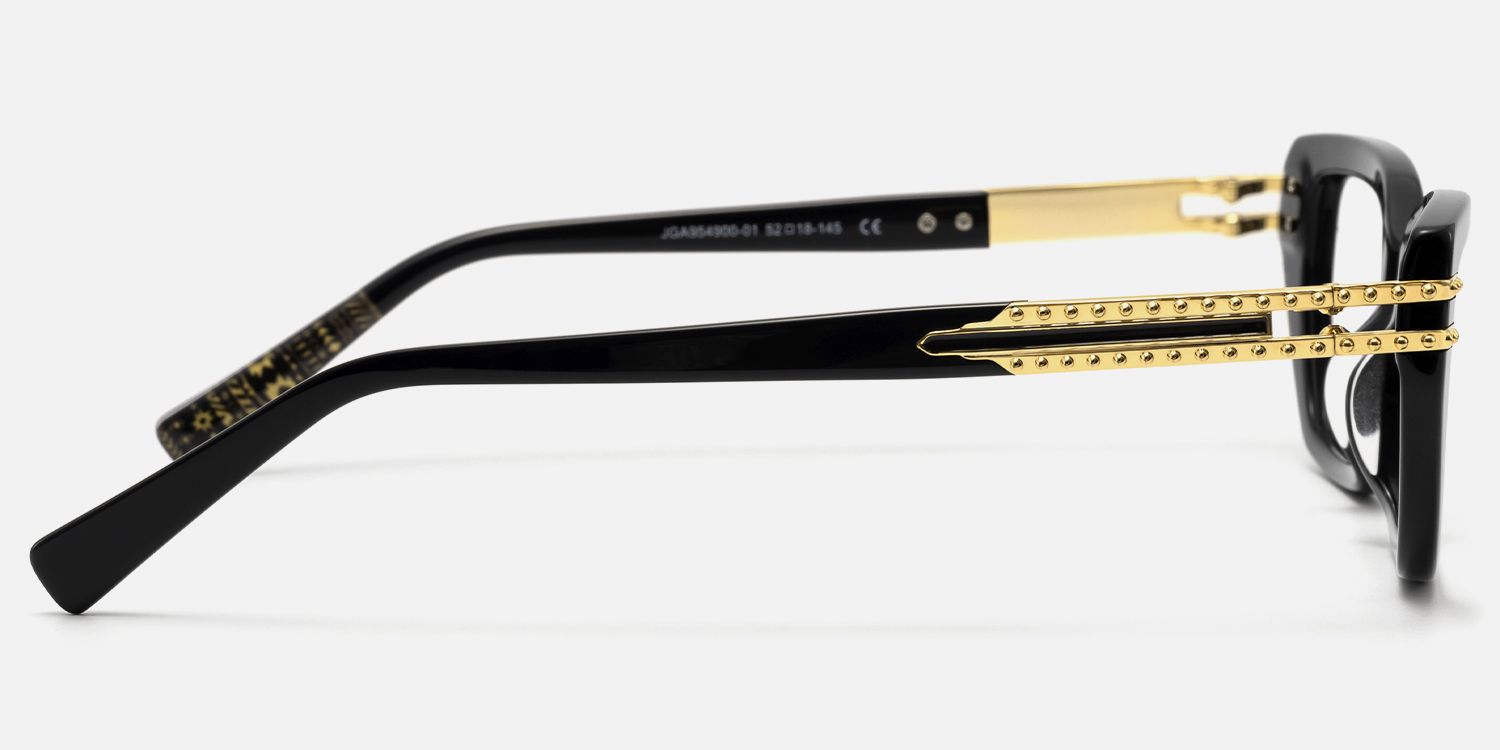 Nomad - Cat eye Black Eyeglasses | Vooglam Side View