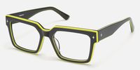 Havok - Rectangle Gray Eyeglasses | Vooglam Front View