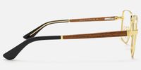Griot - Square Black Eyeglasses | Vooglam Side View