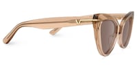 Veromca - Cat Eye Champagne Sunglasses - 4