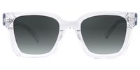Dawes - Rectangle Crystal Sunglasses | Vooglam Angle View