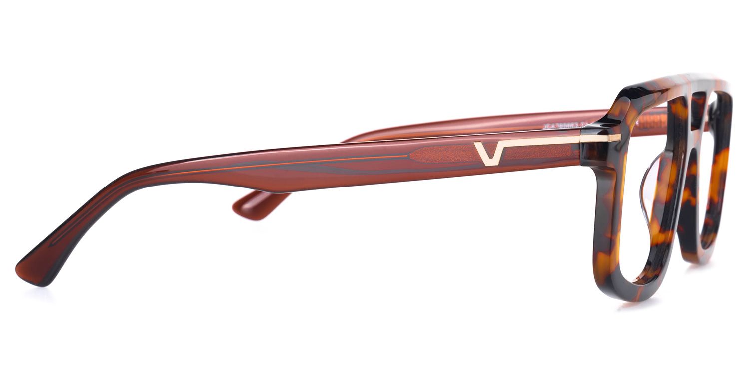 Eliyahu - Aviator Tortoise Eyeglasses | Vooglam 4