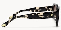 Kente - Rectangle Black Sunglasses - 3