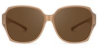 Fenton - Geometric Brown Fit Over Sunglasses | Vooglam Angle View