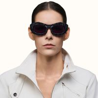 The Geologist - Black Marble Sunglasses | Vooglam On Model 1