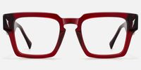 Stiletto - Transparent Red Sword Glasses | Vooglam Angle View