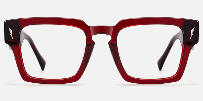 Stiletto - Rectangle Red Eyeglasses