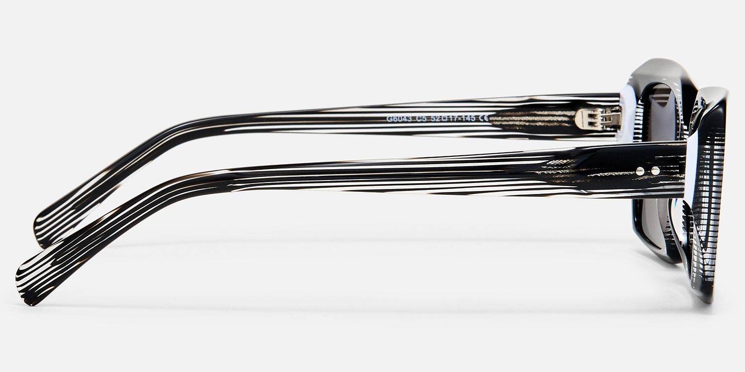 Stratus - Rectangle Black Sunglasses product detail 3
