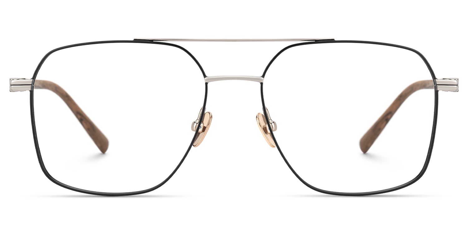 York - Aviator Two-tone Eyeglasses - 1