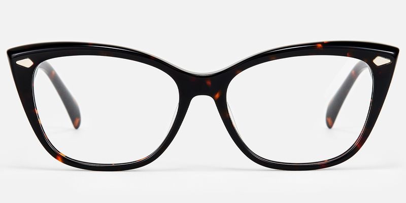 Fineen - Cat Eye Tortoise Clip-on Sunglasses