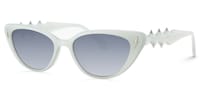 As If - Cat Eye Silver Sunglasses - 3