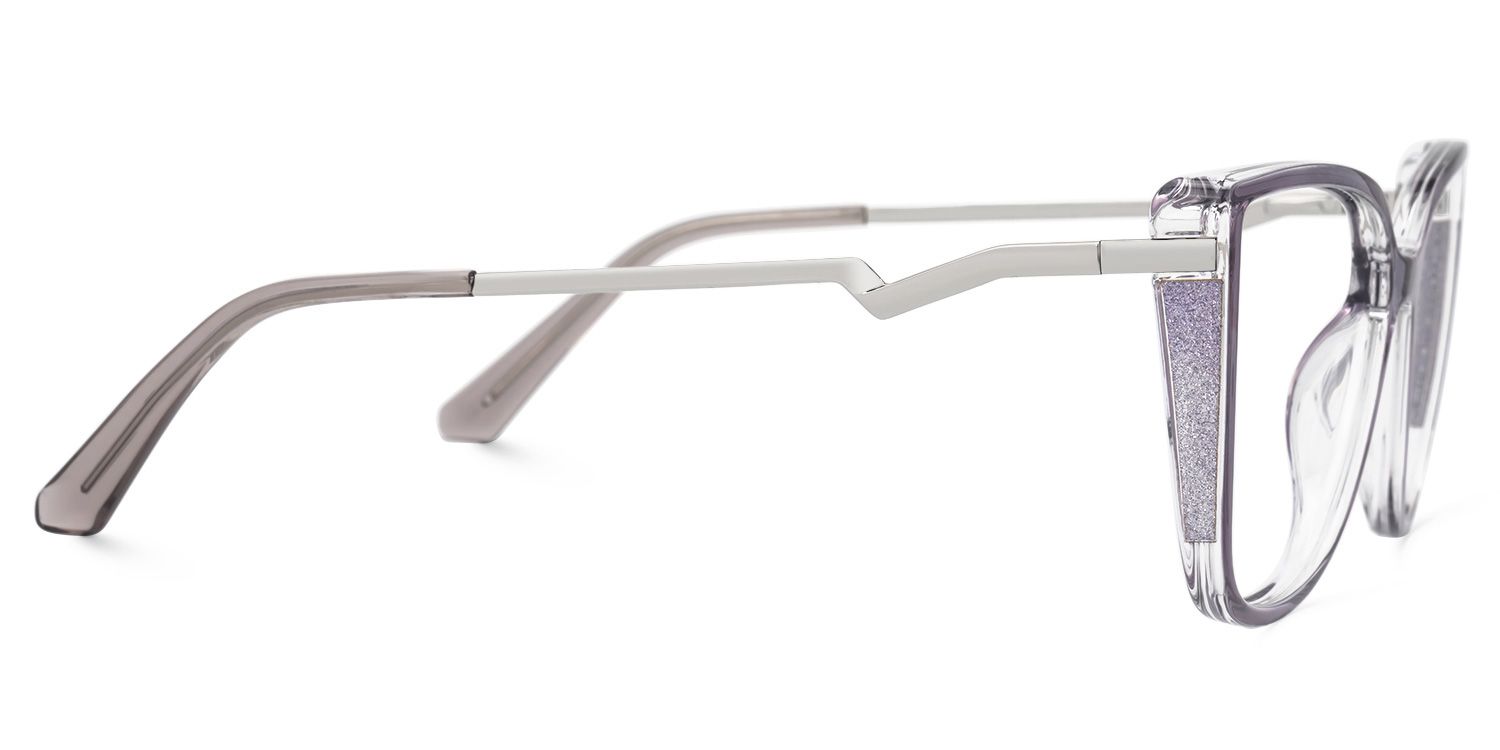 Faithan - Cat Eye Purple Eyeglasses | Vooglam 4
