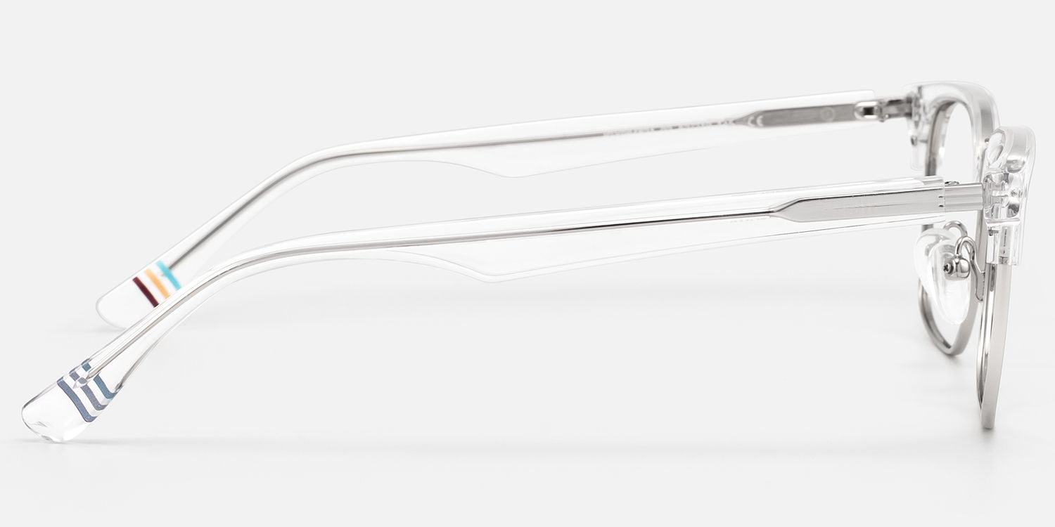 Preppy - Rectangle Transparent Eyeglasses product detail 3