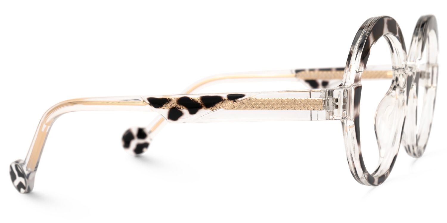 Baback - Round Animal Eyeglasses | Vooglam 4