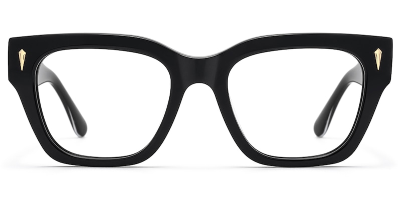Asante - Square Black Eyeglasses