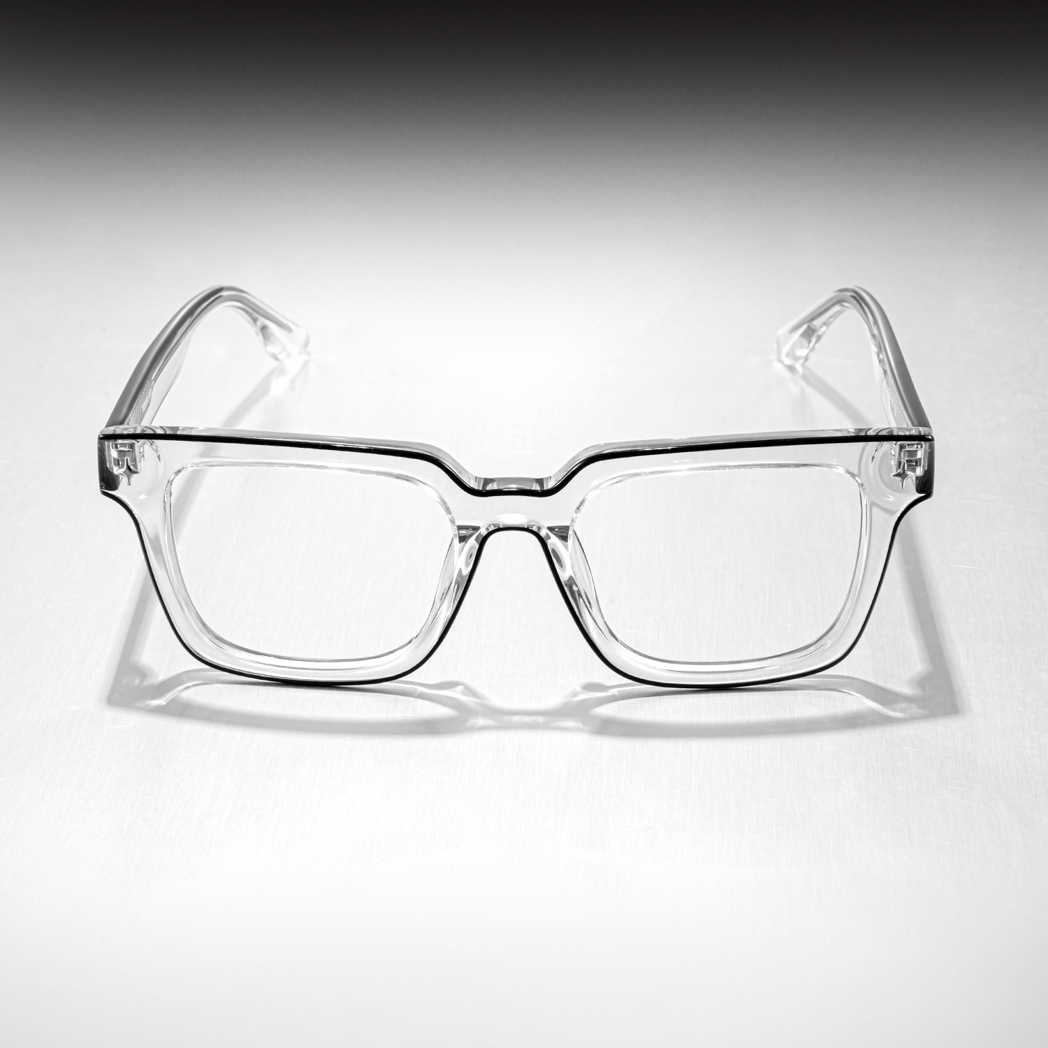 Fractal - Square Transparent Eyeglasses - 1