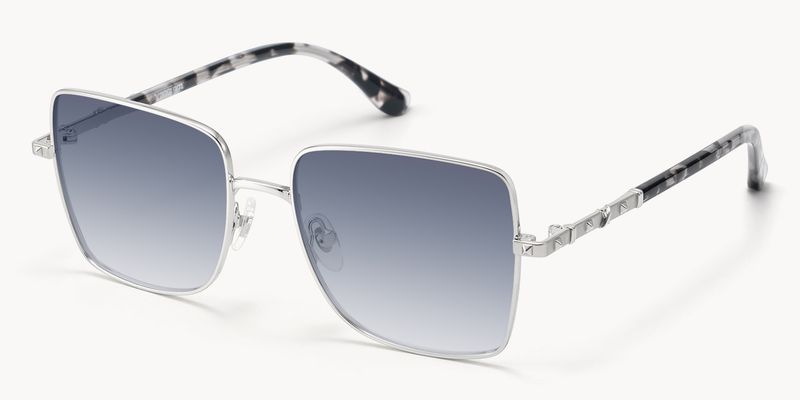 Devereu - Square Silver Sunglasses
