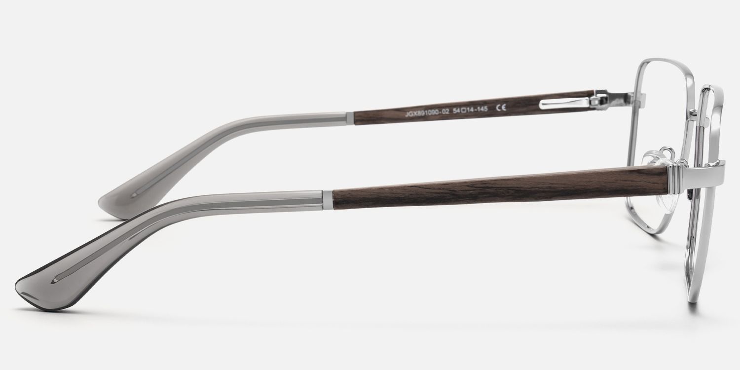 Griot - Square Silver Eyeglasses product detail 3