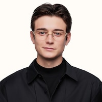 Spine - Geometric Gold Eyeglasses - 2