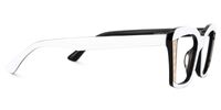 Fiachra - Rectangle White Eyeglasses | Vooglam 