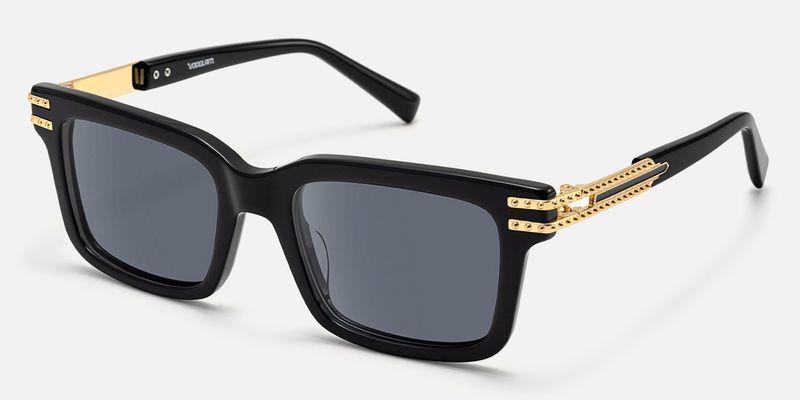 Anansi - Black Rectangle Sunglasses