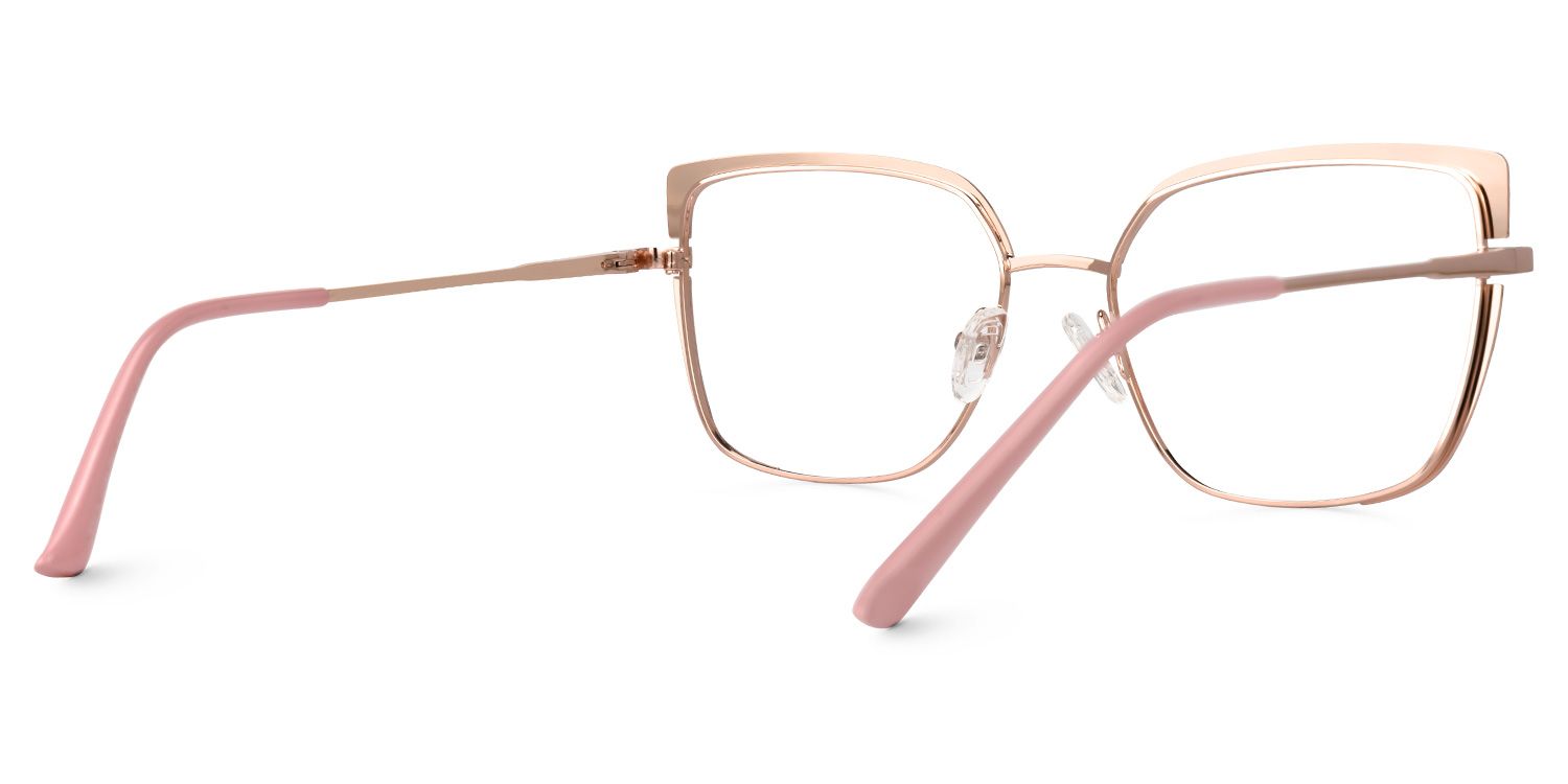 Deandre - Square Blue/Purple Eyeglasses product detail 3