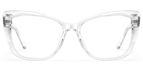 Elani - Square Crystal Eyeglasses