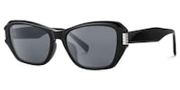 Flicker - Geometric Black Sunglasses - 2