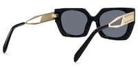 Titan - Rectangle Black Sunglasses - 3