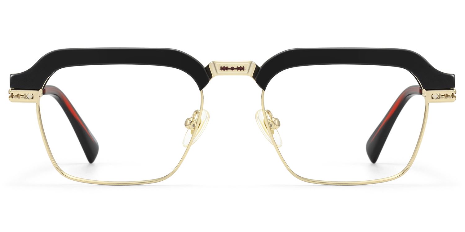Archive - Rectangle Black Eyeglasses | Vooglam Product Details 1