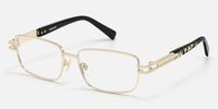 Veyra - Rectangle Gold Eyeglasses