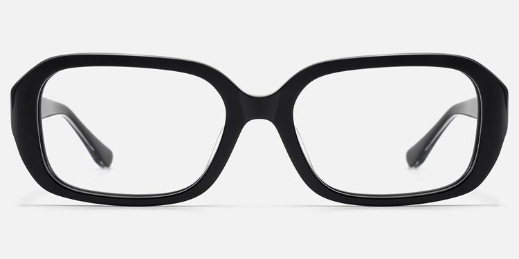 Mies - Exposed Hardware Acetate Black Frames | Vooglam