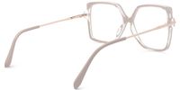 Faisal - Square Pink Eyeglasses | Vooglam Side View
