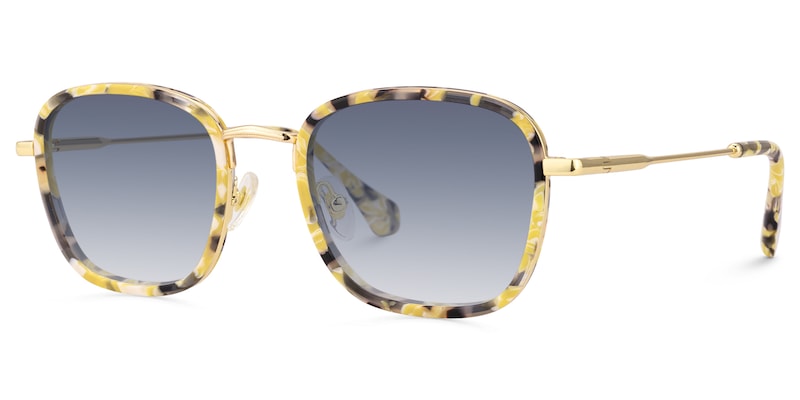 Sundance - Square Yellow Sunglasses