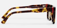 Eclipse - Square Tortoise Sunglasses | Vooglam Side View