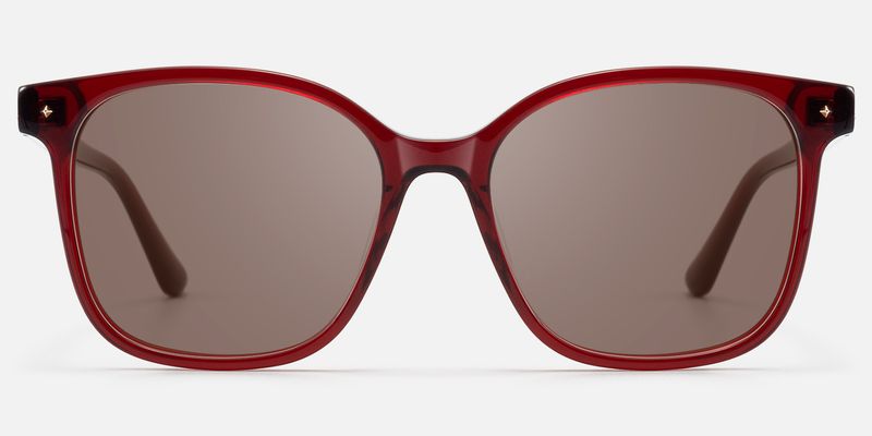 Spacek - Square Red Sunglasses