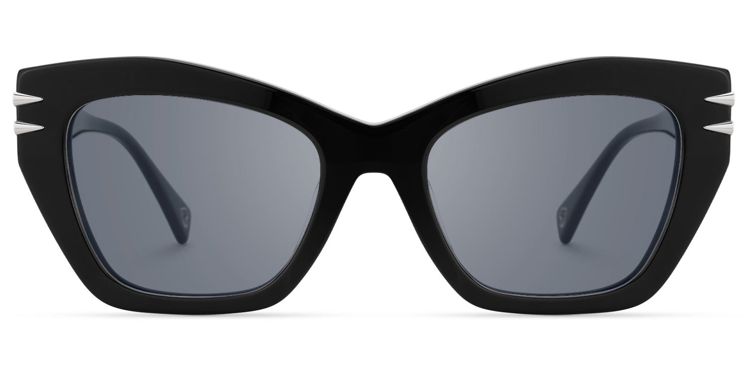 Manon - Cat Eye Black Sunglasses - 1