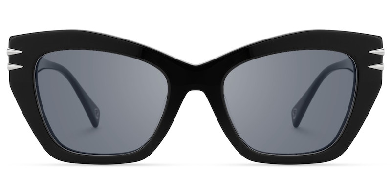 Manon - Cat Eye Black Sunglasses