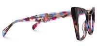 Aelius - Cat Eye Purple/Floral Eyeglasses | Vooglam