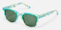 Filia - Square Green Sunglasses | Vooglam Front View